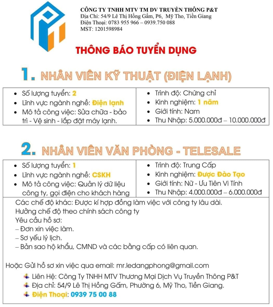Cong Ty Tnhh Mtv Thuong Mai Dich Vu Truyen Thong